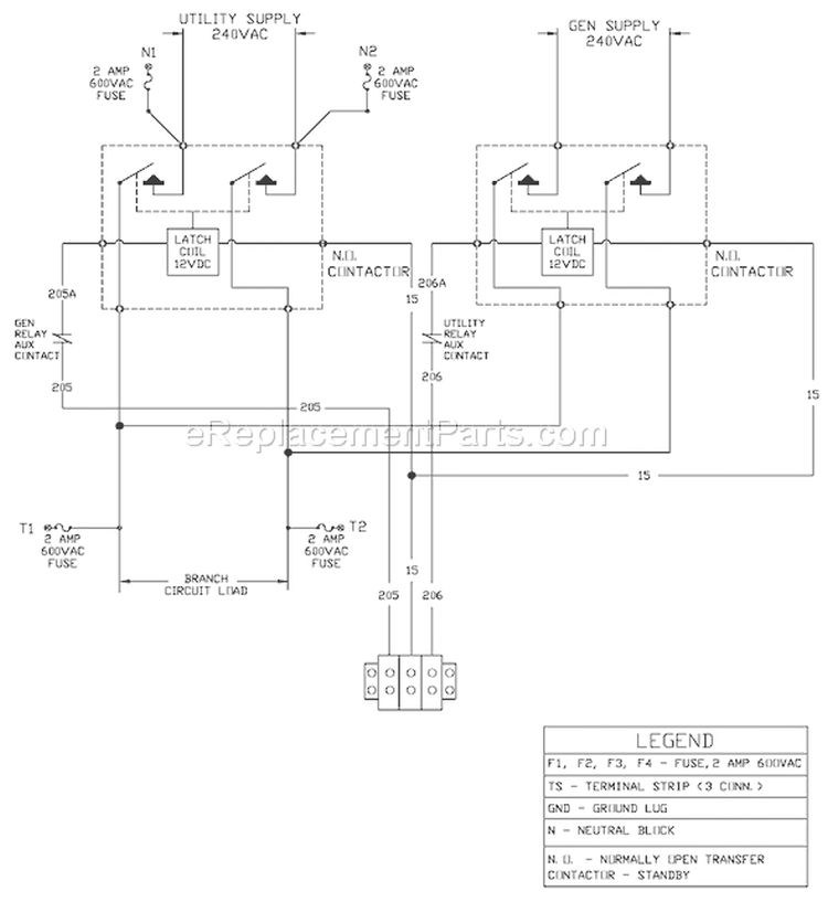 Page H Diagram and Parts List for 1679-0  Briggs and Stratton Generator